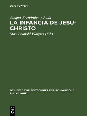 cover image of La Infancia de Jesu-Christo